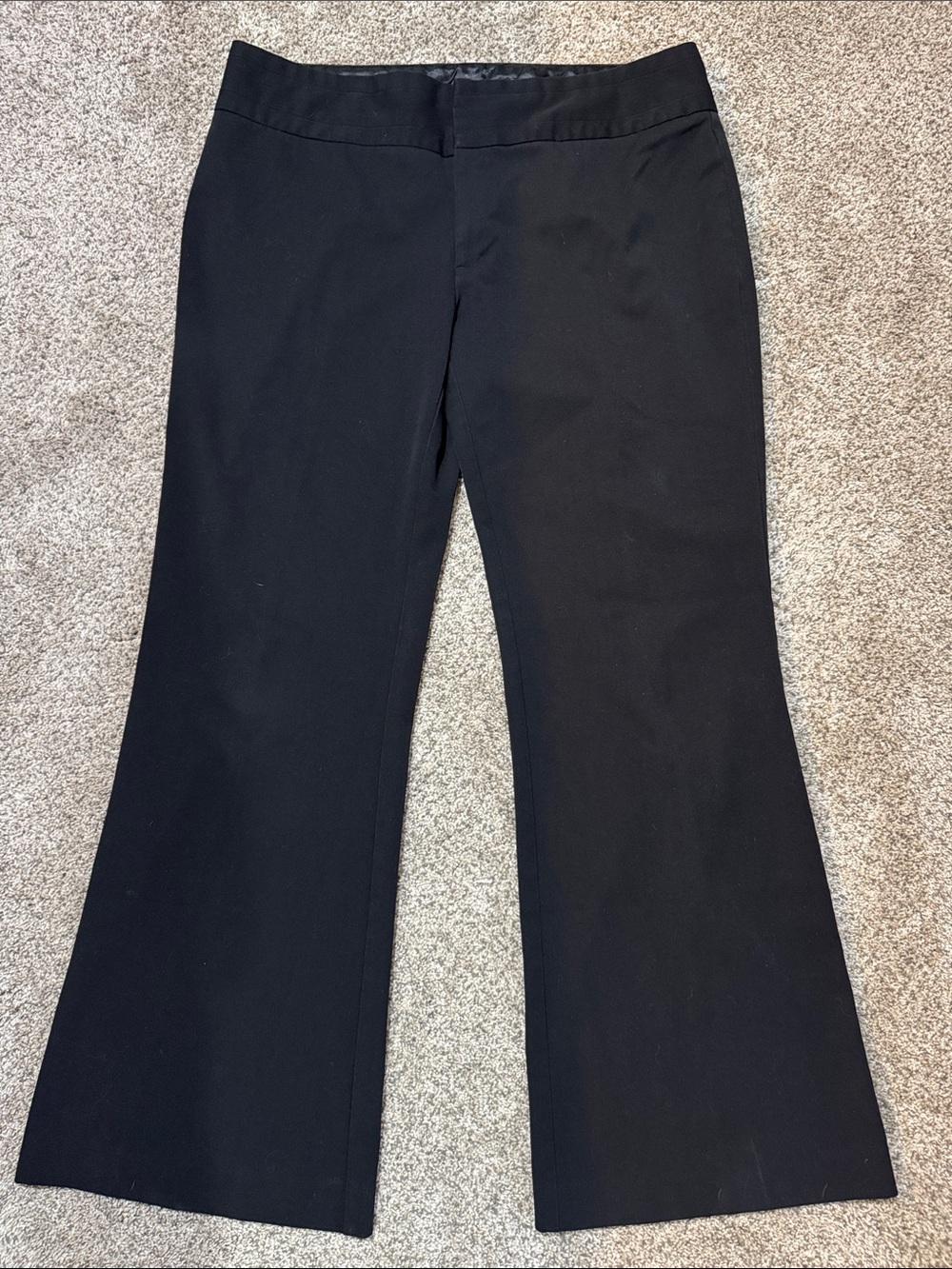 Maurices Black Dress Pants with Satin Waistband